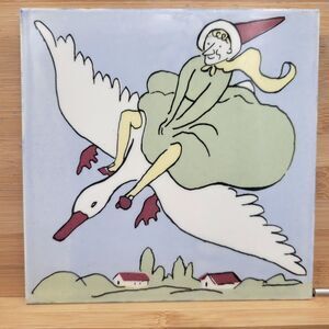 Thynne Nursery Rhyme Tiles Mother Goose 6" x 6" England Hand Painted